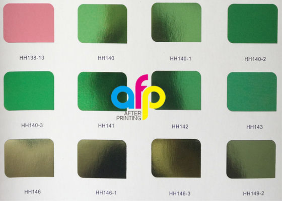 Kolorowe folie tłoczące 640 mm * 120 m, złota folia tłoczona do miękkich / twardych tworzyw sztucznych