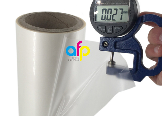 15 Mic - 30 Mic Clear Laminate Roll 330m - 6000m Odporność na wilgoć Długość rolki