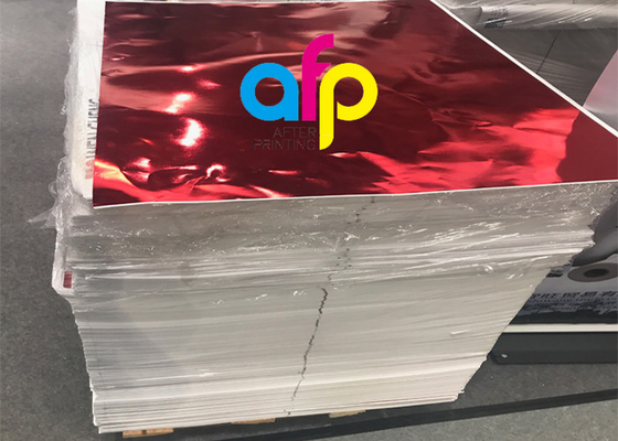 Metallic Colors Metallized, Reflective Polyester Film Giftbox Lamination